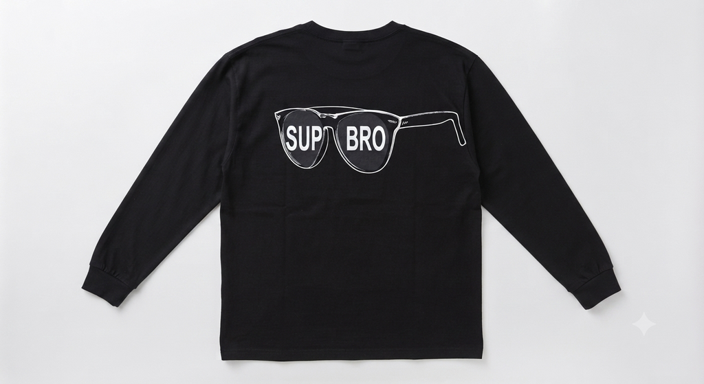SUPBRO SUNGLASSES BLACK LONG SLEEV