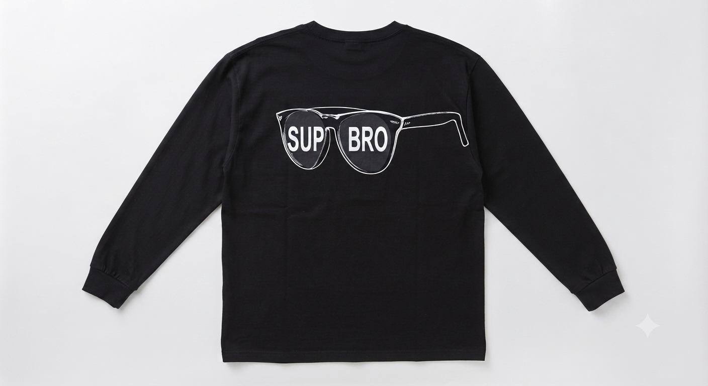 SUPBRO SUNGLASSES BLACK LONG SLEEV
