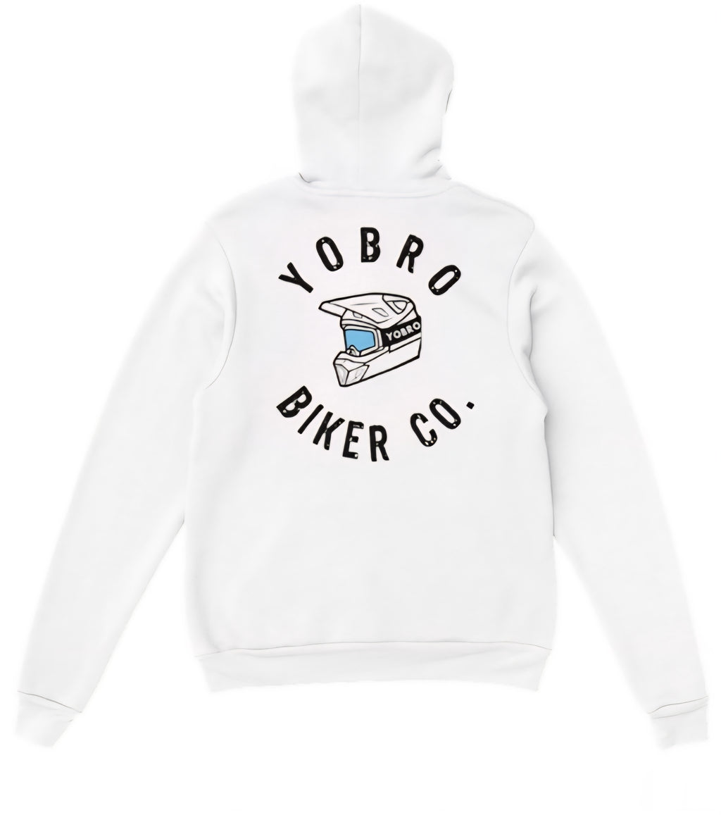 YOBRO WHITE HOODIE