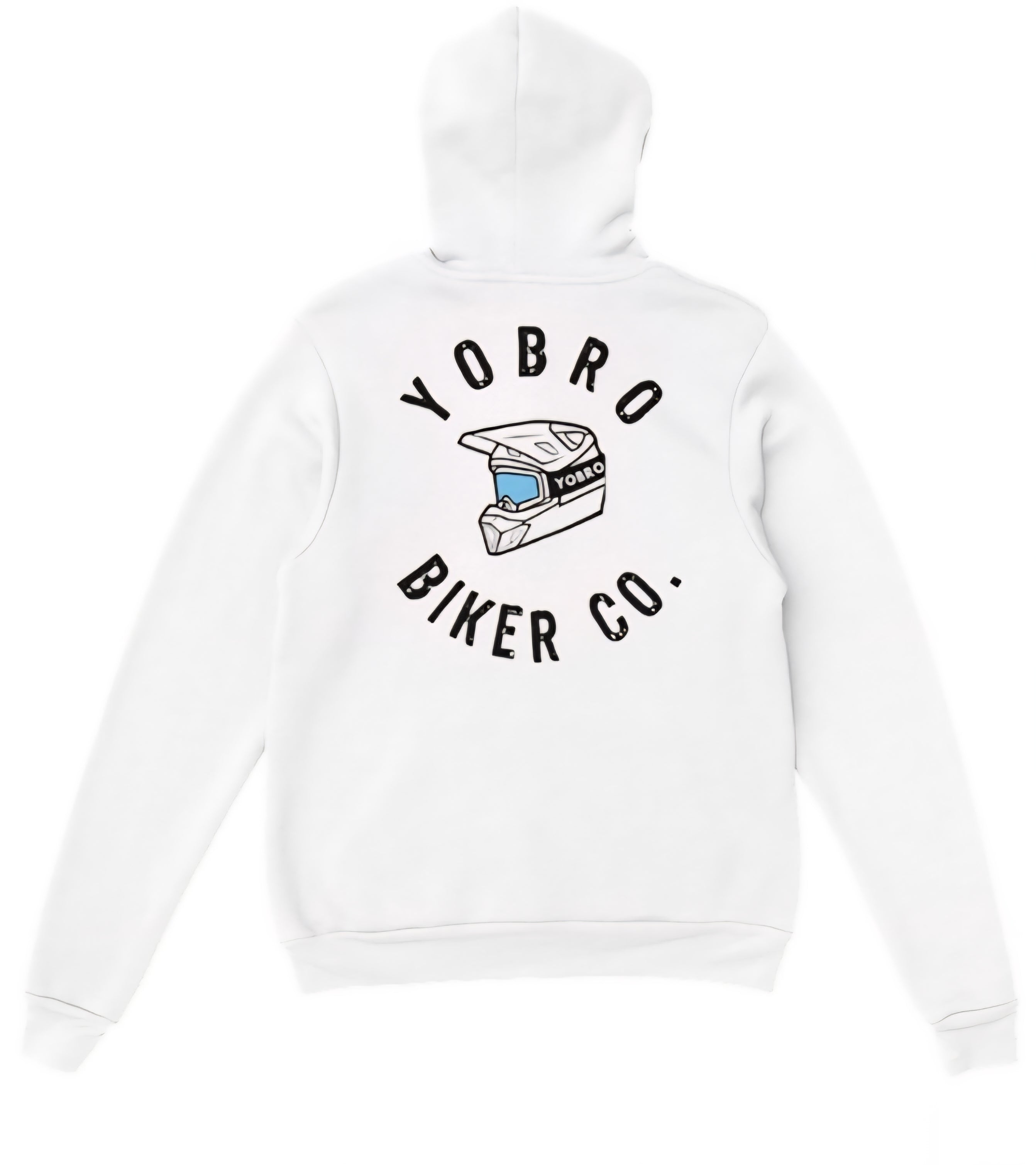 YOBRO WHITE HOODIE