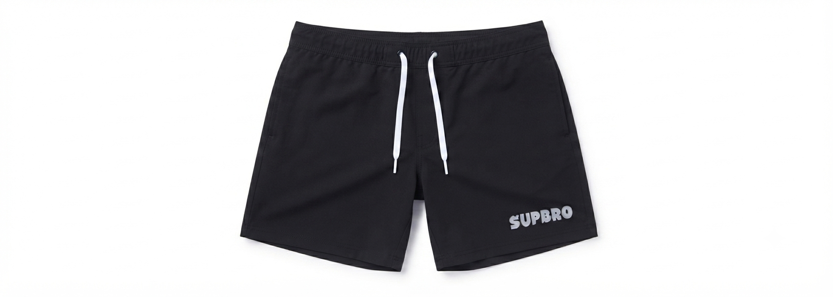 SUPBRO BOARD SHORTS BLACK