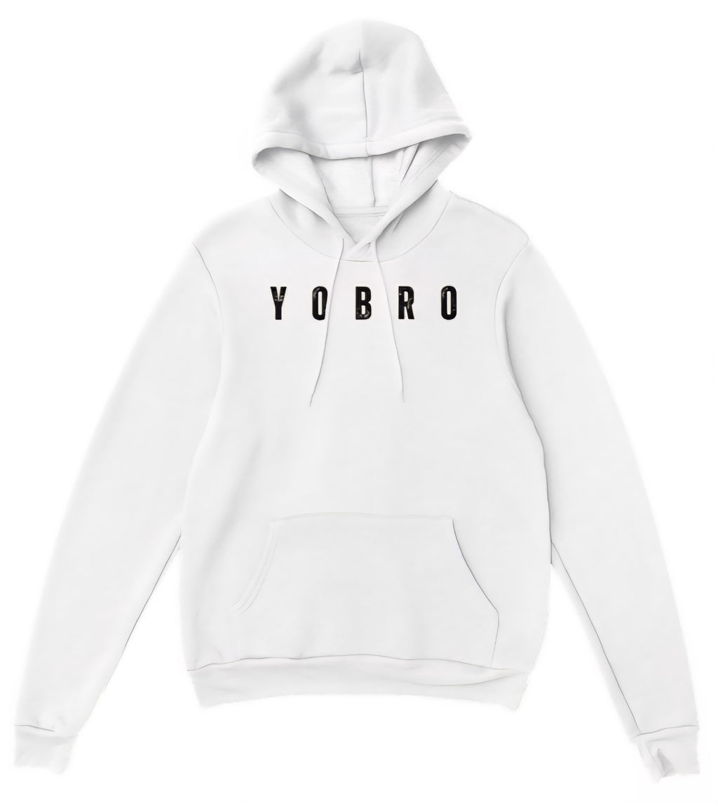YOBRO WHITE HOODIE