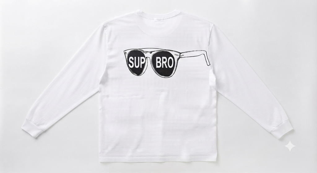 SUPBRO SUNGLASSES WHITE LONG SLEEVE